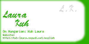 laura kuh business card